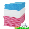 80*180 beauty salon waterproof pp spunbond nonwoven  skin friendluSMS disposable nonwoven bed sheet